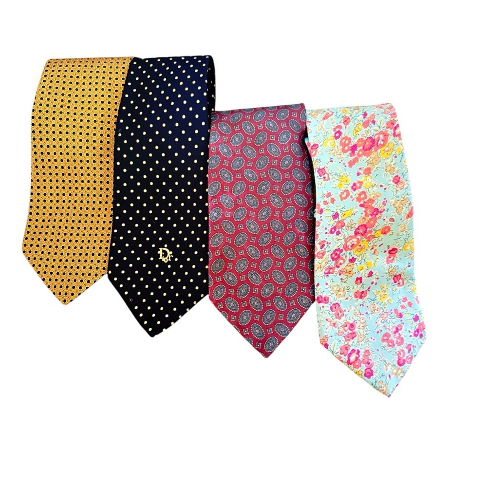 Lot of 4 Men’s Ties - from Christian Dior, Brick Top’s & Polo